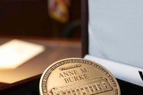 Former Justice Anne M. Burke Honored with George N. Leighton Justice Award